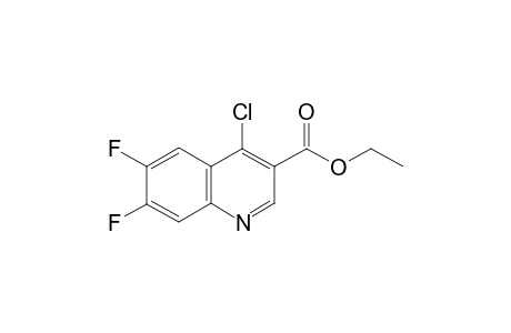 ethyl 4-chloro-6,7-difluoroquinoline-3-carboxylate