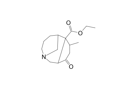 (1R*,2R*,3R*,6S*)-2-Carbethoxy-3-methyl-5-oxo-8-azatricyclo[6.3.1.0(2,6)]dodecane