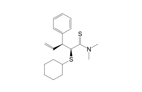 (2S,3S)-2-Cyclohexylsulfanyl-N,N-dimethyl-3-phenylpent-4-enethioamide