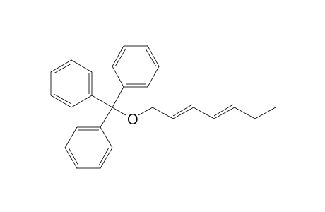 (E,E)-1-TRIPHENYLMETHOXY-HEPTA-2,4-DIENE