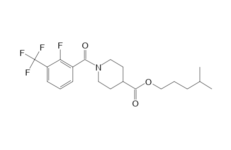 Isonipecotic acid, N-(2-fluoro-3-trifluoromethylbenzoyl)-, isohexyl ester