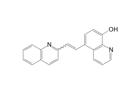 5-[2-(2-quinolyl)vinyl]-8-quinolinol