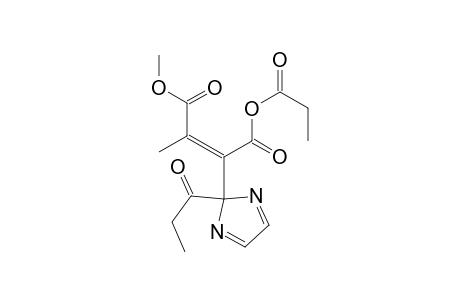 Dimethyl 2-[(2'-propionyl) imidazolyl]-1-(propionyl)maleate