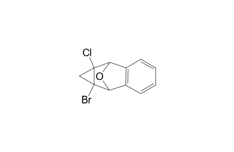2,7-Epoxy-1H-cyclopropa[b]naphthalene, 1a-bromo-7a-chloro-1a,2,7,7a-tetrahydro-, (1a.alpha.,2.beta.,7.beta.,7a.alpha.)-