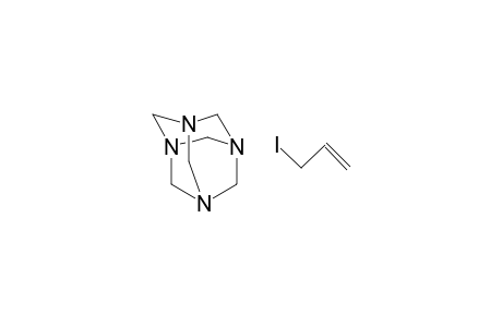 hexamethylenetetramine, compound with 3-iodopropene