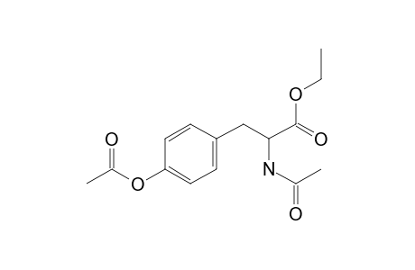 L-Tyrosine, N,o-bis(acetyl)-, ethyl ester