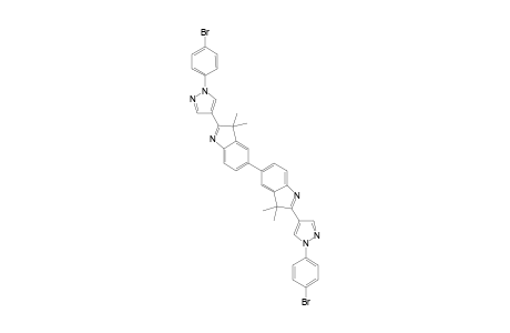 2,2'-Bis[1-(4-bromophenyl)-1H-pyrazol-4-yl]-3,3,3',3'-tetramethyl-3H,3'H-5,5'-biindole