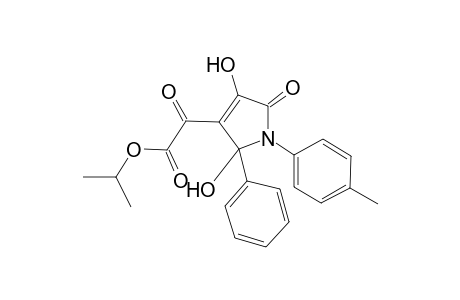 2-[2,4-dihydroxy-1-(4-methylphenyl)-5-oxo-2-phenyl-3-pyrrolyl]-2-oxoacetic acid propan-2-yl ester