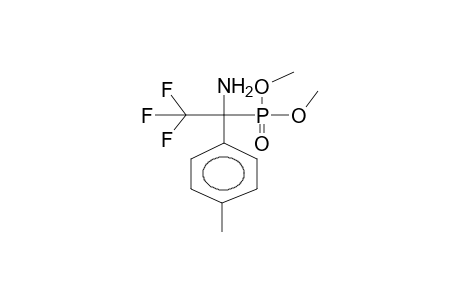 O,O-DIMETHYL-ALPHA-AMINO-ALPHA-TRIFLUOROMETHYL-4-METHYLBENZYLPHOSPHONATE