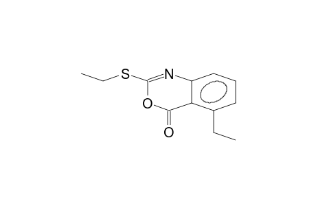 2-THIOETHYL-5-ETHYL-4H-3,1-BENZOXAZIN-4-ONE