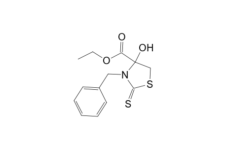 Ethyl 3-benzyl-4-hydroxy-2-thioxo-1,3-thiazolane-4-carboxylate