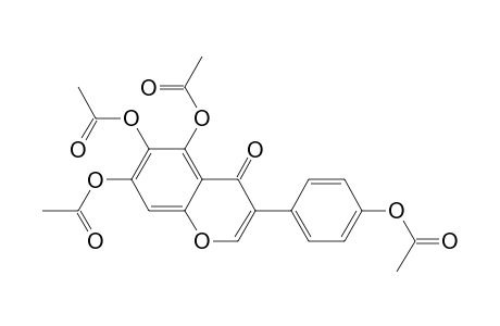 5,6,7-triacetoxy-3-(4'-acetoxyphenyl)-4H-1-benzopyran-4-one