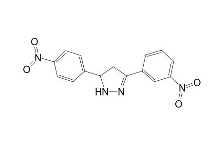 3-(3-Nitrophenyl)-5-(4-nitrophenyl)-4,5-dihydro-1H-pyrazole