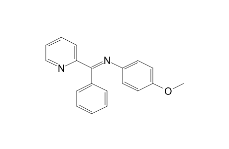 Benzaldimine, N-(p-anisyl)-.alpha.-(2-pyridyl)-