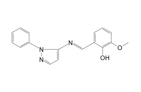 2-methoxy-6-[N-(1-phenylpyrazol-5-yl)formimidoyl[phenol