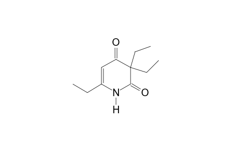 3,3,6-triethyl-2,4(1H,3H)-pyridinedione