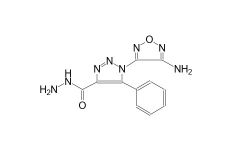 1-(4-amino-1,2,5-oxadiazol-3-yl)-5-phenyl-1H-1,2,3-triazole-4-carbohydrazide