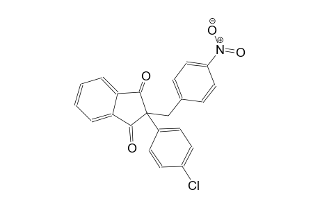 2-(4-chlorophenyl)-2-(4-nitrobenzyl)-1H-indene-1,3(2H)-dione