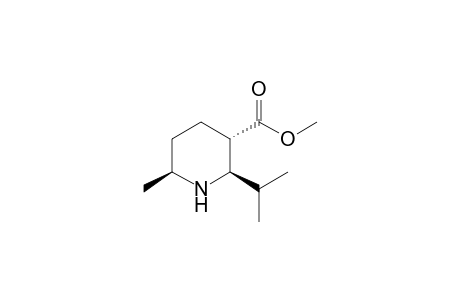 Methyl (2R,3S,6S)-6-methyl-2-(propan-2-yl)piperidine-3-carboxylate