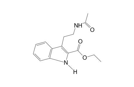 3-(2-acetamidoethyl)indole-2-carboxylic acid, ethyl ester