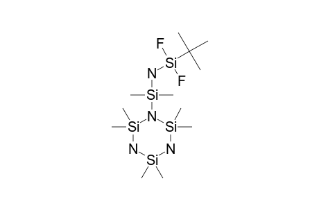 1-(TERT.-BUTYLDIFLUOROSILYL)-DIMETHYLSILYL-2,2,4,4,6,6-HEXAMETHYLCYCLOTRISILAZANE