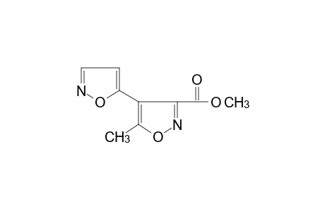 4-(5-isoxazolyl)-5-methyl-3-isoxazolecarboxylic acid, methyl ester