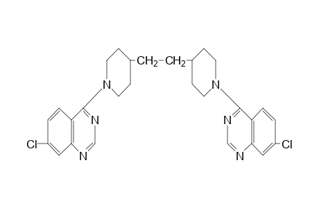 4,4'-(4,4'-ethylenedi-4,1-piperidinediyl)bis[7-chloroquinazoline]