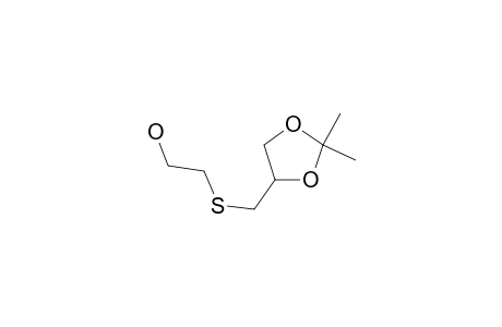 4-[[(2-Hydroxyethyl)thio]methyl]-2,2-dimethyl-1,3-dioxolane