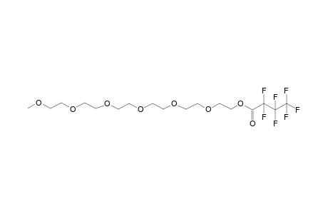 2-[2-[2-[2-[2-(2-Methoxyethoxy)ethoxy]ethoxy]ethoxy]ethoxy]ethyl 2,2,3,3,4,4,4-heptafluorobutanoate