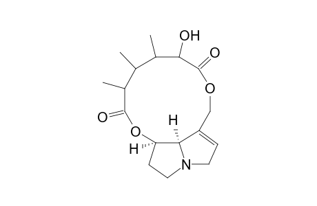 (1,6)dioxacyclododecino(2,3,4-gh)pyrrolizine-2,7-dione,3,4,5,6,9,11,13,14,14a,14b-decahydro-6-hydroxy-3,4,5-trimethyl-, (14aR,14bR)-