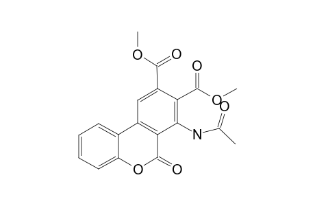 Dimethyl 7-acetylamino-5-oxo-4H-benzo[c]-2H-chromen-8,9-dicarboxylate