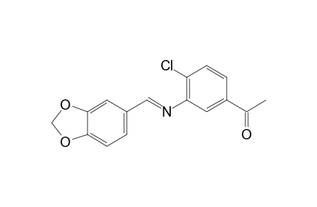 4'-chloro-3'-(piperonylideneamino)acetophenone