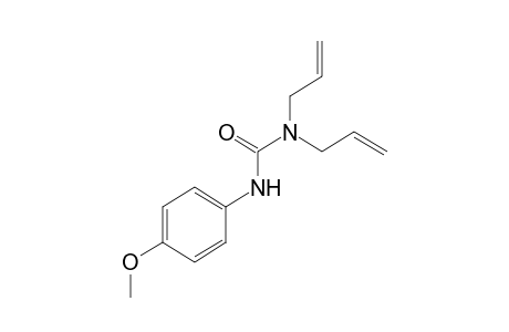 1,1-diallyl-3-(p-methoxyphenyl)urea
