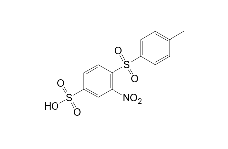 3-nitro-4-(p-tolylsulfonyl)benzenesulfonic acid