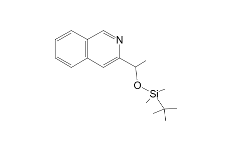 (+-)-3-{1-[(tert-Butyldimethylsilyl)oxyethyl]}isoquinoline