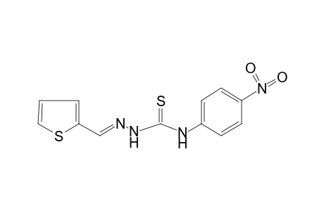 2-thiophenecarboxaldehyde, 4-(p-nitrophenyl)-3-thiosemicarbazide