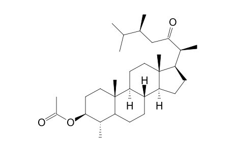 (24S)-3.beta.-Acetoxy-4.alpha.-Methylergostan-22-one