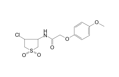 Acetamide, N-(4-chloro-1,1-dioxotetrahydro-1.lambda.(6)-thiophen-3-yl)-2-(4-methoxyphenoxy)-