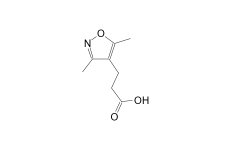 4-isoxazolepropanoic acid, 3,5-dimethyl-