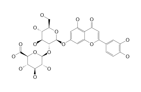 LUTEOLIN_7-O-BETA-D-GLUCOPYRANOSIDURONIC_ACID-(1->2)-BETA-D-GLUCOPYRANOSIDE