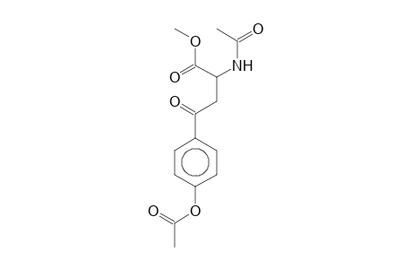 Methyl 2-(acetylamino)-4-[4-(acetyloxy)phenyl]-4-oxobutanoate