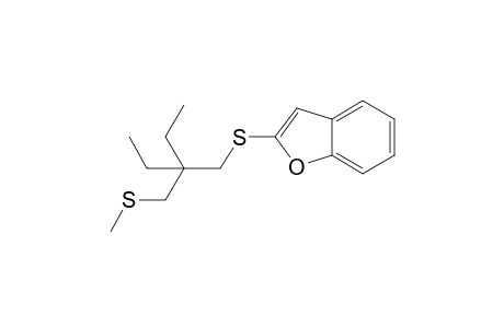 2-(2-Ethyl-2-(methylthiomethyl)butyl)thiobenzo[b]furan