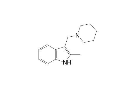 2-methyl-3-(piperidinomethyl)indole