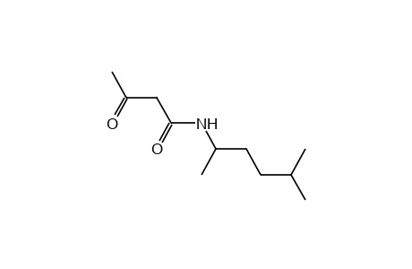 N-(1,4-dimethylpentyl)acetoacetamide