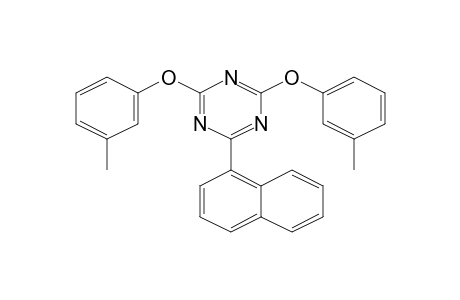 s-Triazine, 2,4-bis(3-methylphenoxy)-6-(1-naphthyl)-