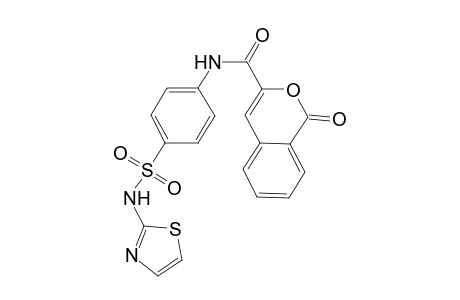 1-oxo-N-{4-[(1,3-thiazol-2-ylamino)sulfonyl]phenyl}-1H-2-benzopyran-3-carboxamide