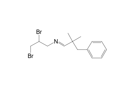 N-(2,2-Dimethyl-3-phenyl-1-propylidene)-2,3-dibromopyopylamine