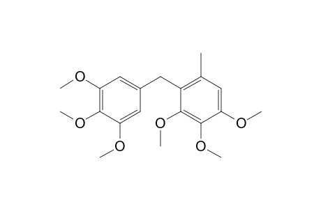 1,2,3-trimethoxy-5-methyl-4-(3,4,5-trimethoxybenzyl)benzene