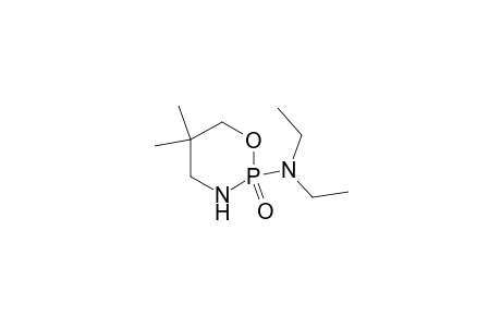 2-(DIETHYLAMINO)-2-OXO-5,5-DIMETHYL-1,3,2-OXAZAPHOSPHORINANE