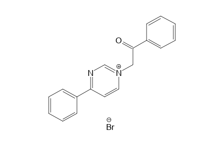 1-phenacyl-4-phenylpyrimidinium bromide